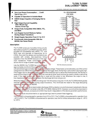 TLC556CD datasheet  